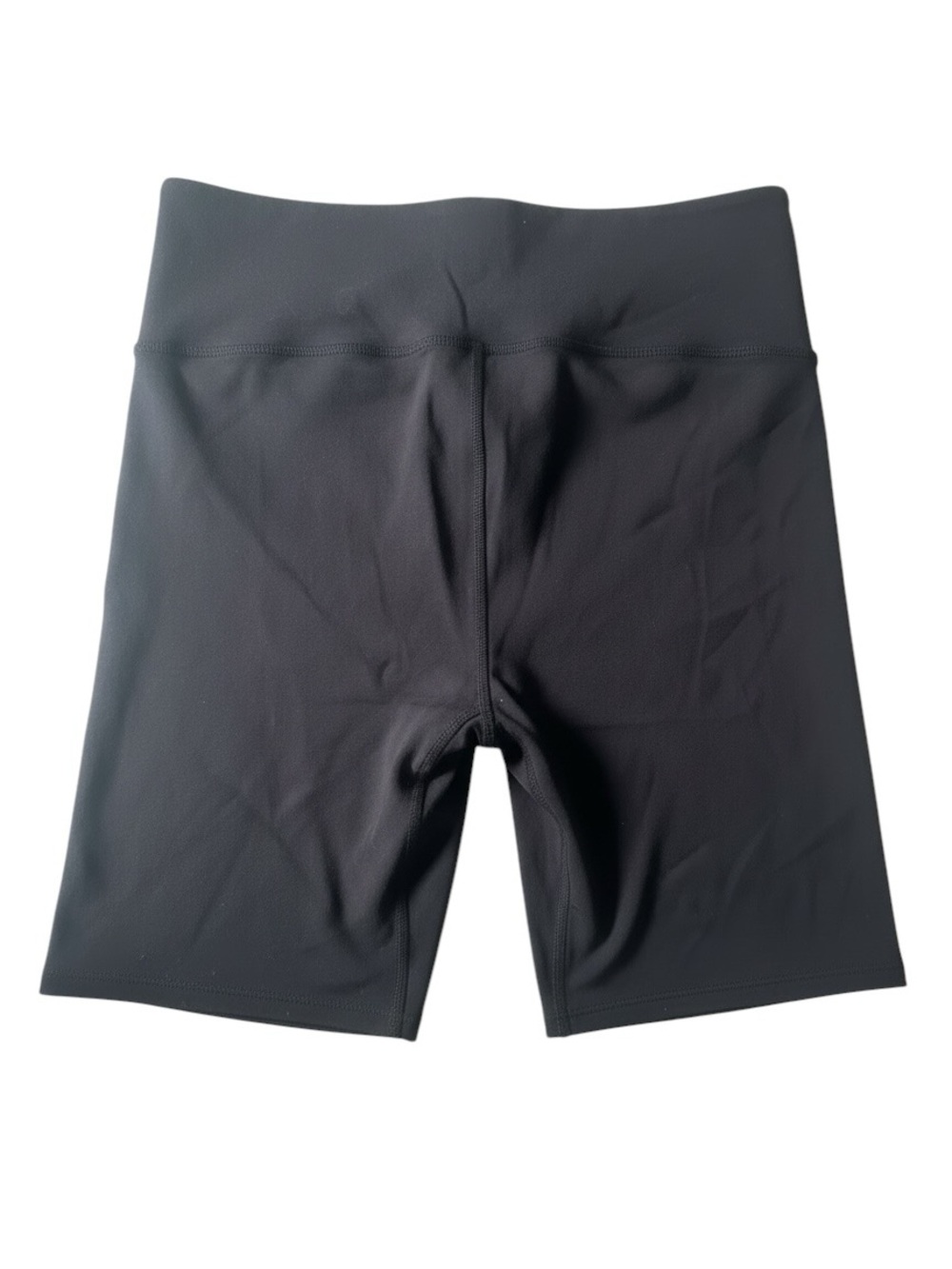 Alo Yoga 7” Yogi Lace Up Biker Shorts Black Size L GUC - Picture 3 of 8